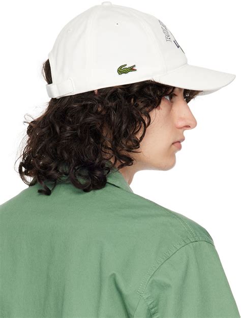 Lacoste White Roland Garros Edition Cap Lacoste