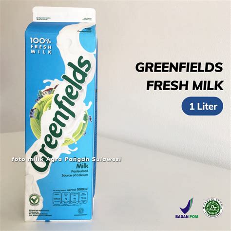 Jual Greenfields Fresh Milk Liter Susu Segar Greenfield Freshmilk