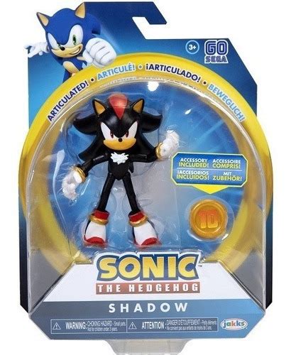 Boneco Sonic Pretothe Hedgehog Shadow Articulado Original Frete Gr Tis