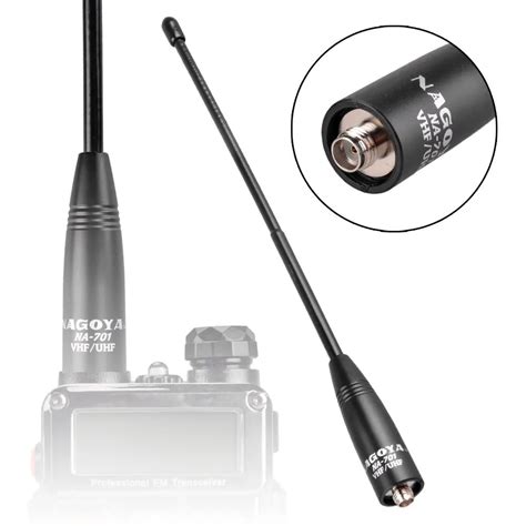 Pcs Original Nagoya Na Vhf Uhf Dual Band Sma Female Antenna