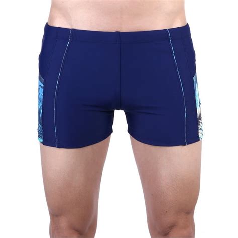 Lelinta Mens Swim Quick Dry Briefs Square Leg Swim Trunks Athletic