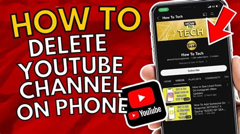 How To Delete Youtube Channel Permanently On Phone Youtube