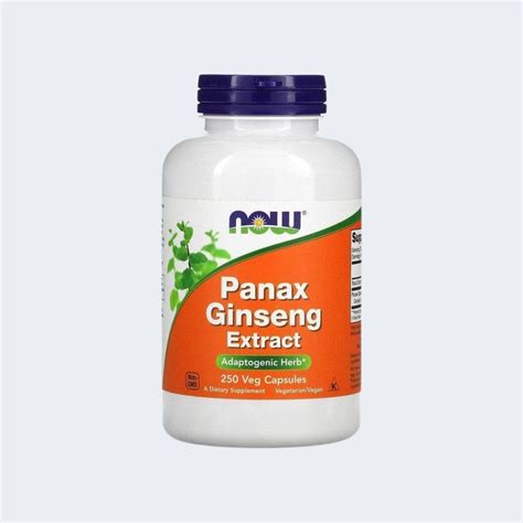 Panax Ginseng Capsulas Mg Now