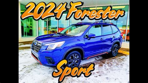 2024 Subaru Forester Sport In Sapphire Blue Pearl 24FR2857 Read Video