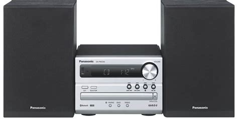 Panasonic SC PM250EF S Gris Mini chaînes Hi Fi sur EasyLounge