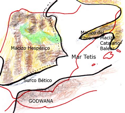 Lazos en el tiempo Mapas evolución geológica tema 1