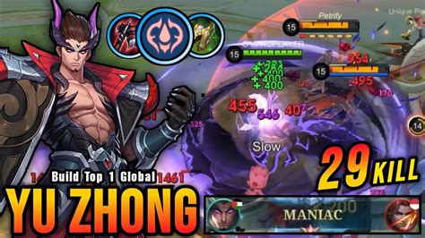 29 Kills MANIAC Unli LifeSteal Build Yu Zhong NonStop War Build