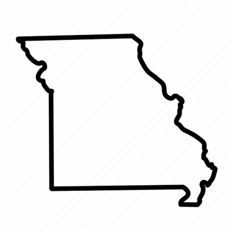 Geography Map Missouri State Usa Icon Download On Iconfinder