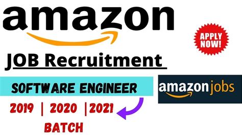 Amazon Recruitment For 2019 2020 2021 Batch Software Engineer