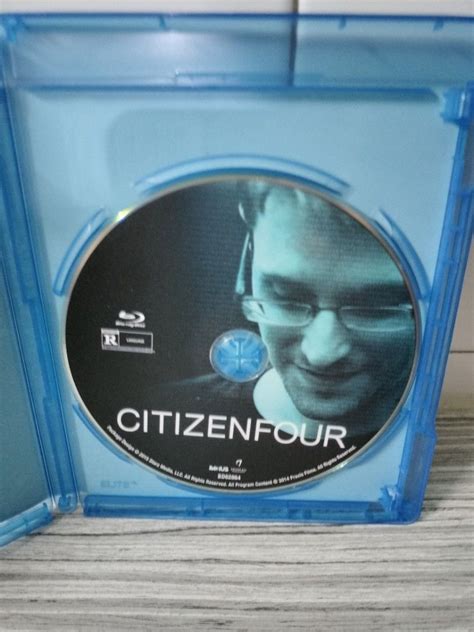 Citizenfour Award Winning Documentary Blu Ray Disc TV Home