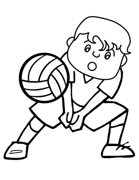 Desenho De Jogadores De Vôlei Para Colorir Tudodesenhos Porn Sex Picture