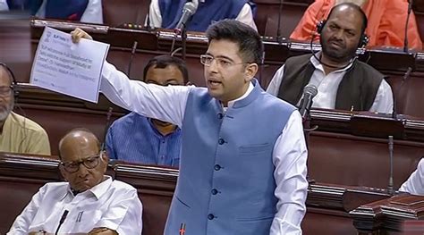 Parliament Monsoon Session Highlights Aap Mp Raghav Chadha Suspended From Rs Both Houses