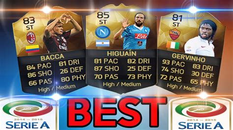 La Serie A Pi Forte Di Fifa Squad Builder Ita Youtube