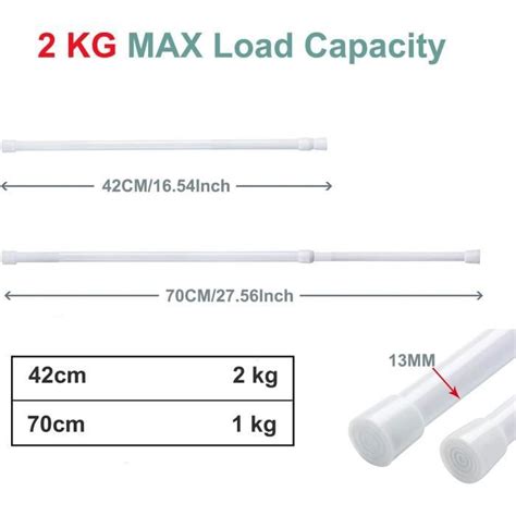 Lot De 3 Tringles À Rideaux Extensibles Faciles À Utiliser Pour Fenêtre