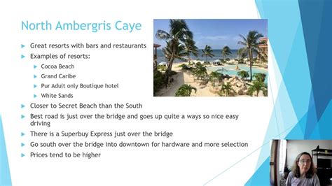 Ambergris Caye North And South Comparison And Map Youtube