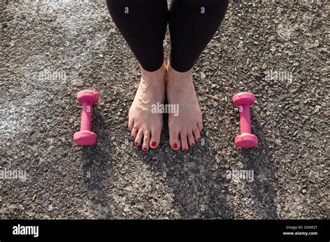 Mature Woman Barefoot Outdoors Hi Res Stock Photography And Images Alamy