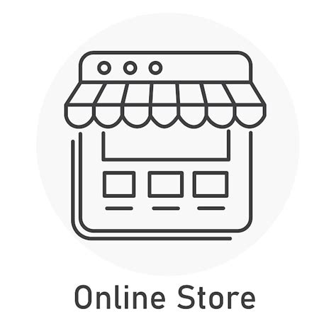 Premium Vector Online Store Vector Illustration Icon Design