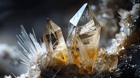 Premium Photo Amazing Closeup Of A Beautiful Natural Quartz Crystal