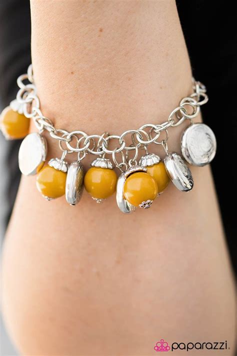 Paparazzi Bracelet Something Old Something New Yellow Paparazzi