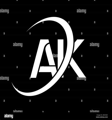 Ak Logo A K Design White Ak Letter Aka K Letter Logo Design