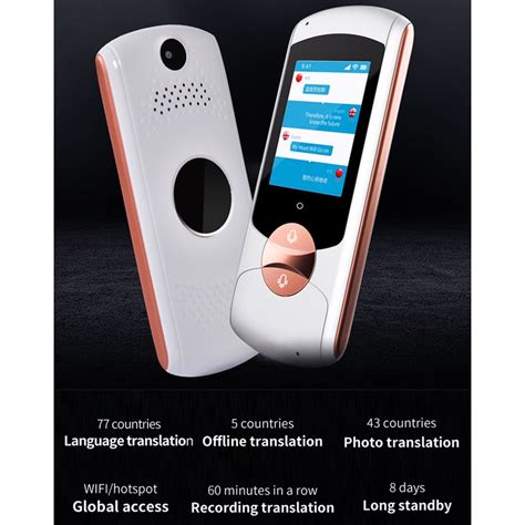 Dw Smart Offline Voice Translator Instant Tranlation Portable