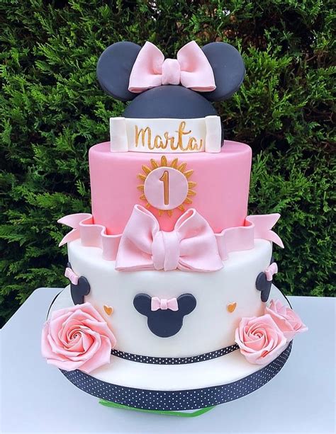 Minnie Cake Minnie Cake Baby First Birthday Cake Minnie Mouse