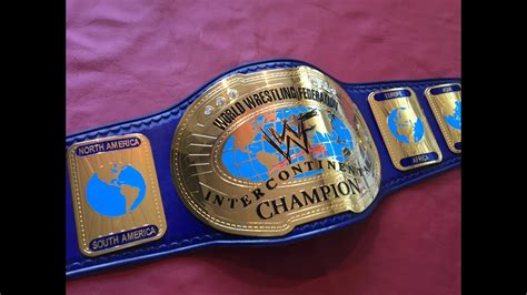 Blue Wwf Intercontinental Belt Youtube