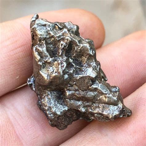 Rare 23g Large Authentic Iron Meteorite Fragment Specimen Attracted To