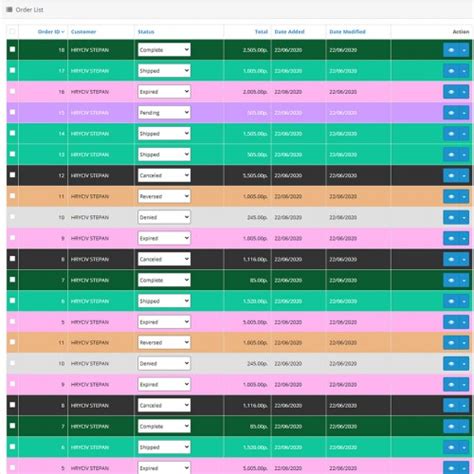 Opencart Quick Change Status