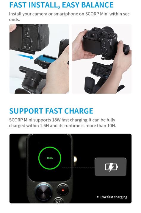 Feiyu SCORP Mini | All-in-One Gimbal Stabilizer – FeiyuTech