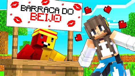 Geleia Abriu Uma Barraca Do Beijo No Minecraft 😍 Geleia Namorada