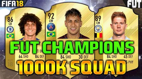 Fifa K K Squad Builder Feat Neymar De Bruyne David Luiz