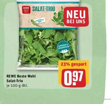 Rewe Beste Wahl Salat Trio Angebot Bei REWE 1Prospekte De