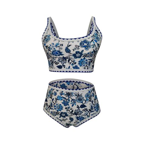 Buigttklop No Boundaries Swimsuits For Women Plus Size Clearance Women S Bikini Print