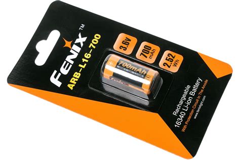 Fenix ARB L16 700 16340 Accu 700 MAh Li Ion Voordelig Kopen Bij