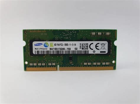 Оперативная память для ноутбука SODIMM Samsung DDR3L 4Gb 1600MHz PC3L ...