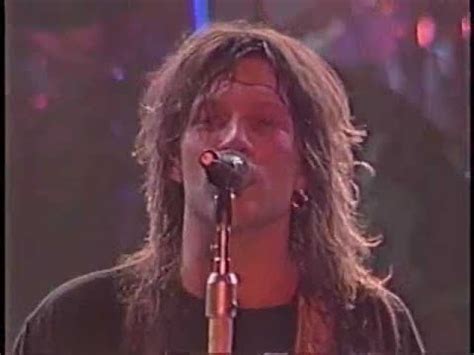 Bon Jovi Jon Bon Jovi Flirting Livin On A Prayer Live In Tokyo 1988