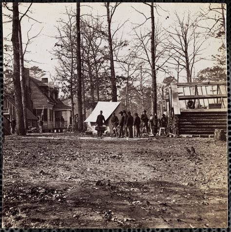 General Butler S Headquarters At Chapin S Farm Near Dutch Gap Canal Digital Commonwealth