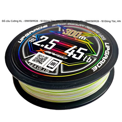 Dù YGK XBraid Upgrade X8 Pentagram 300m 5 màu | Đồ câu Cường KL
