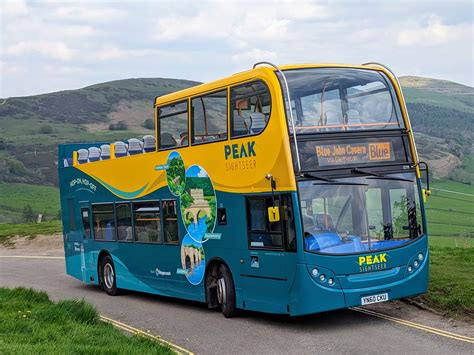 Peak Sightseer Blue Open Top Buses Castleton Hathersage Chatsworth