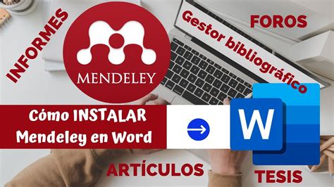 C Mo Instalar Mendeley Desktop Con El Plugin Para Word F Cil Y R Pido