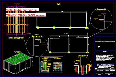 Metal Levha At Yap S Dwg Projesi Autocad Projeler 63896 Hot Sex Picture