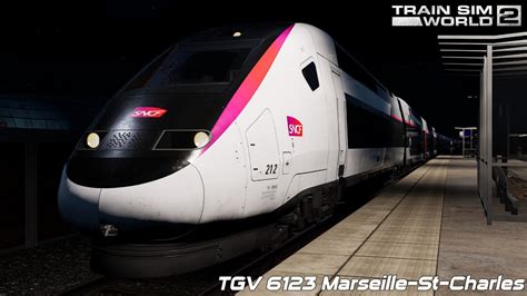 Tgv 6123 Marseille St Charles Lgv Méditerranée Tgv Duplex Train