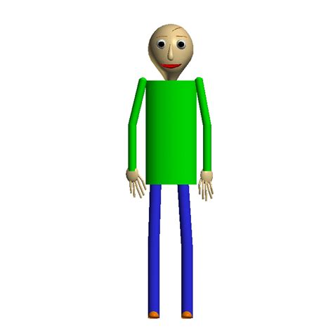 New Baldi Model For Anim8or By Oranio2010 by Oranio2010