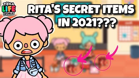 Rita S Secret Items In Toca Life World 😱😮 Youtube