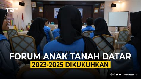 News Forum Anak Tanah Datar Dikukuhkan Youtube