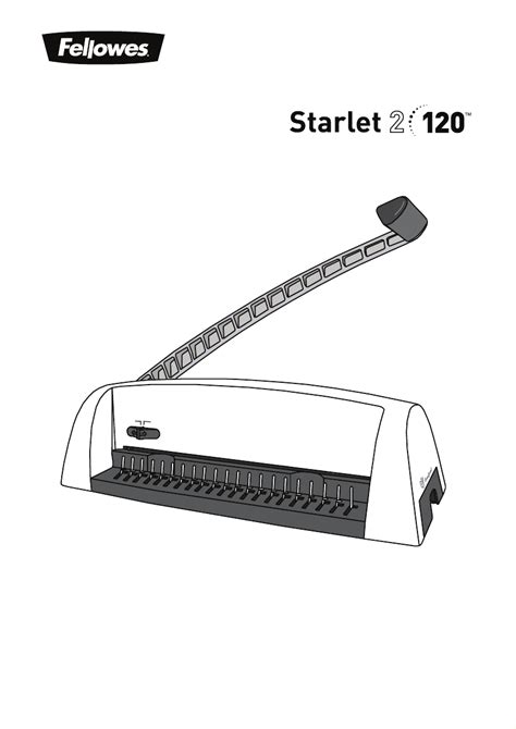 User Manual Fellowes Starlet 2 120 English 52 Pages