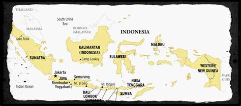 Indonesian Language Map