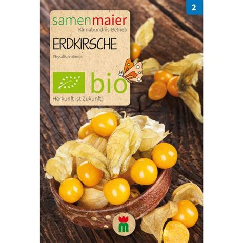 Bio Erdkirsche Saatgut für zirka 200 Pflanzen online kaufen