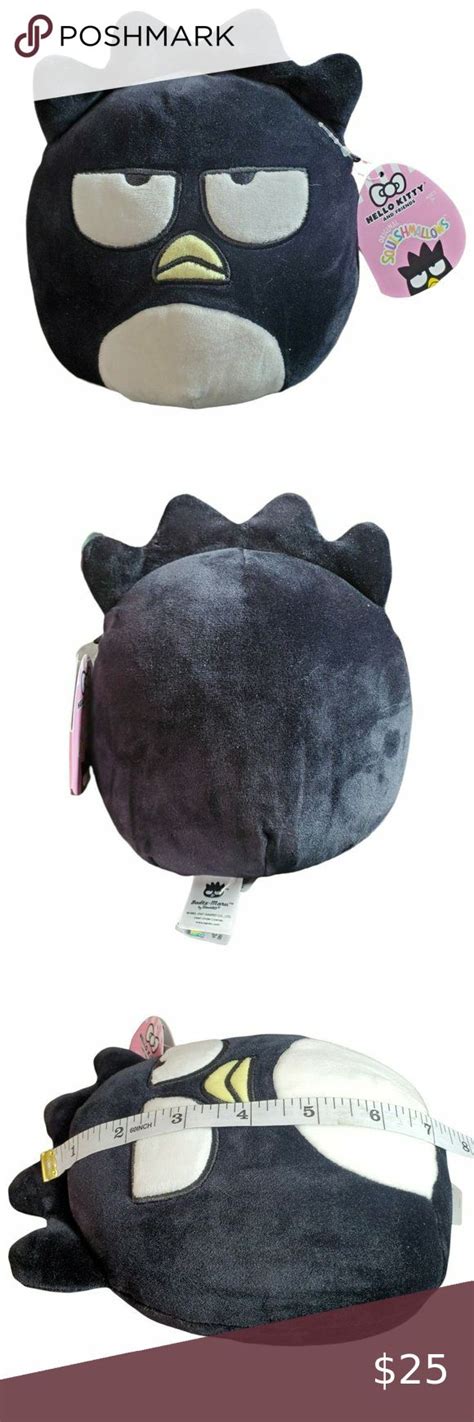 Squishmallow Badtz Maru Sanrio Hello Kitty Black Penguin Kellytoy 8 Tags New Sanrio Hello